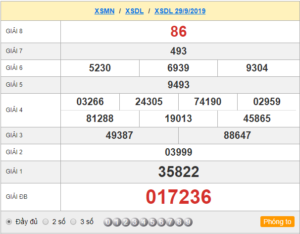 XSDL 29/9 – SXDL 29/9 – KQXSDL 29/9 – Xổ số Đà Lạt Ngày 29/9/2019