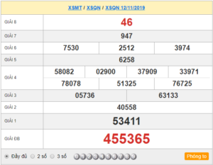 XSQN 12/11 - SXQN 12/11 - KQXSQN 12/11 - Xổ Số Quảng Nam Ngày 12/11/2019