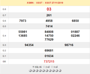 XSST 27/11 - SXST 27/11 - KQXSST 27/11 - Xổ Số Sóc Trăng Ngày 27/11/2019